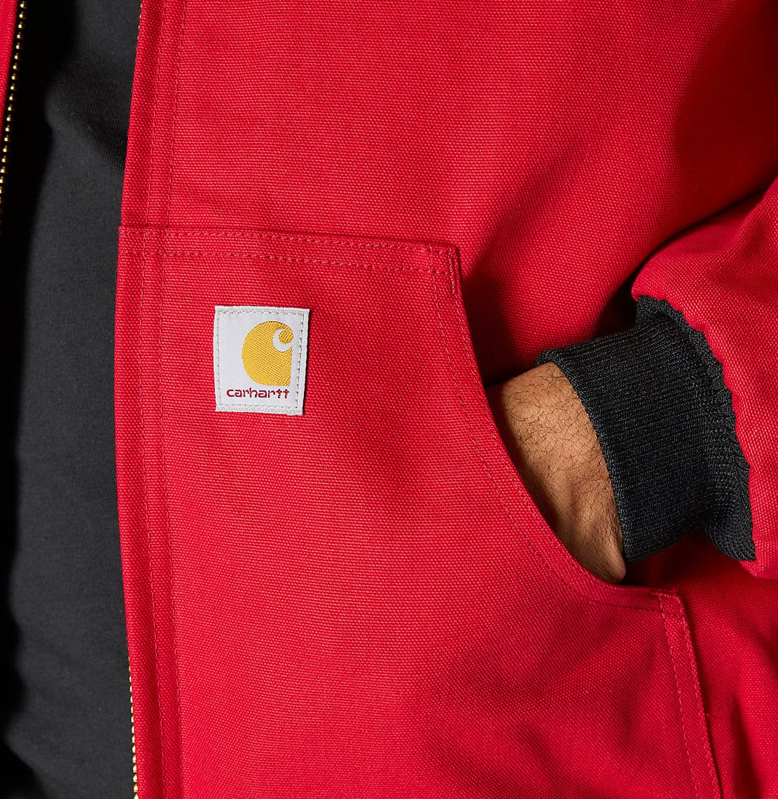 CARHARTT ACTIVE JACKET (J140) INDUSTRIAL RED