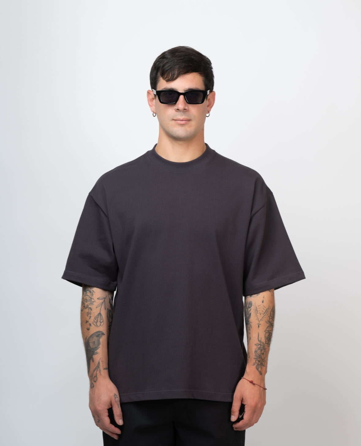 STORM GREY-LUXURY TEE (300GSM)