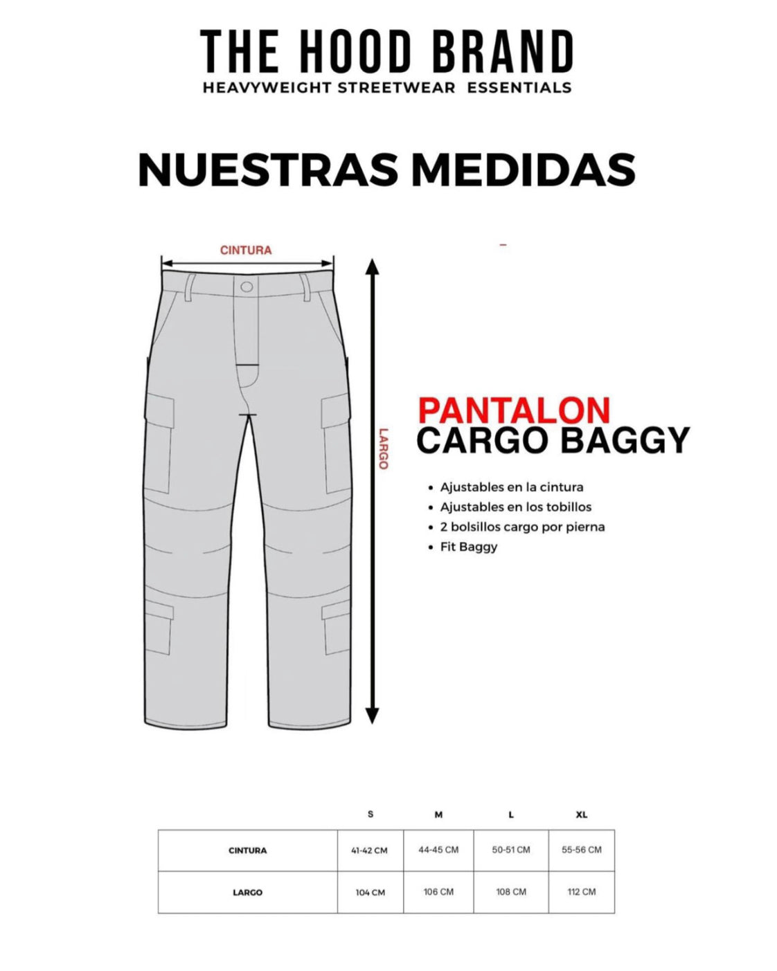 PANTALON CARGO BAGGY DOBLE BOLSILLO CAFÉ