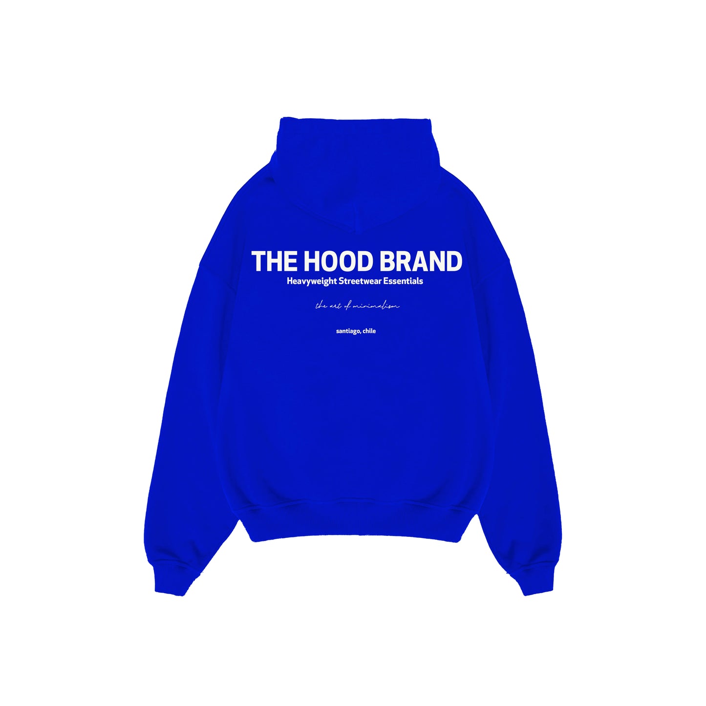HOODIE MEGA HEAVYWEIGHT COBALT BLUE/OFF WHITE (475 gsm)
