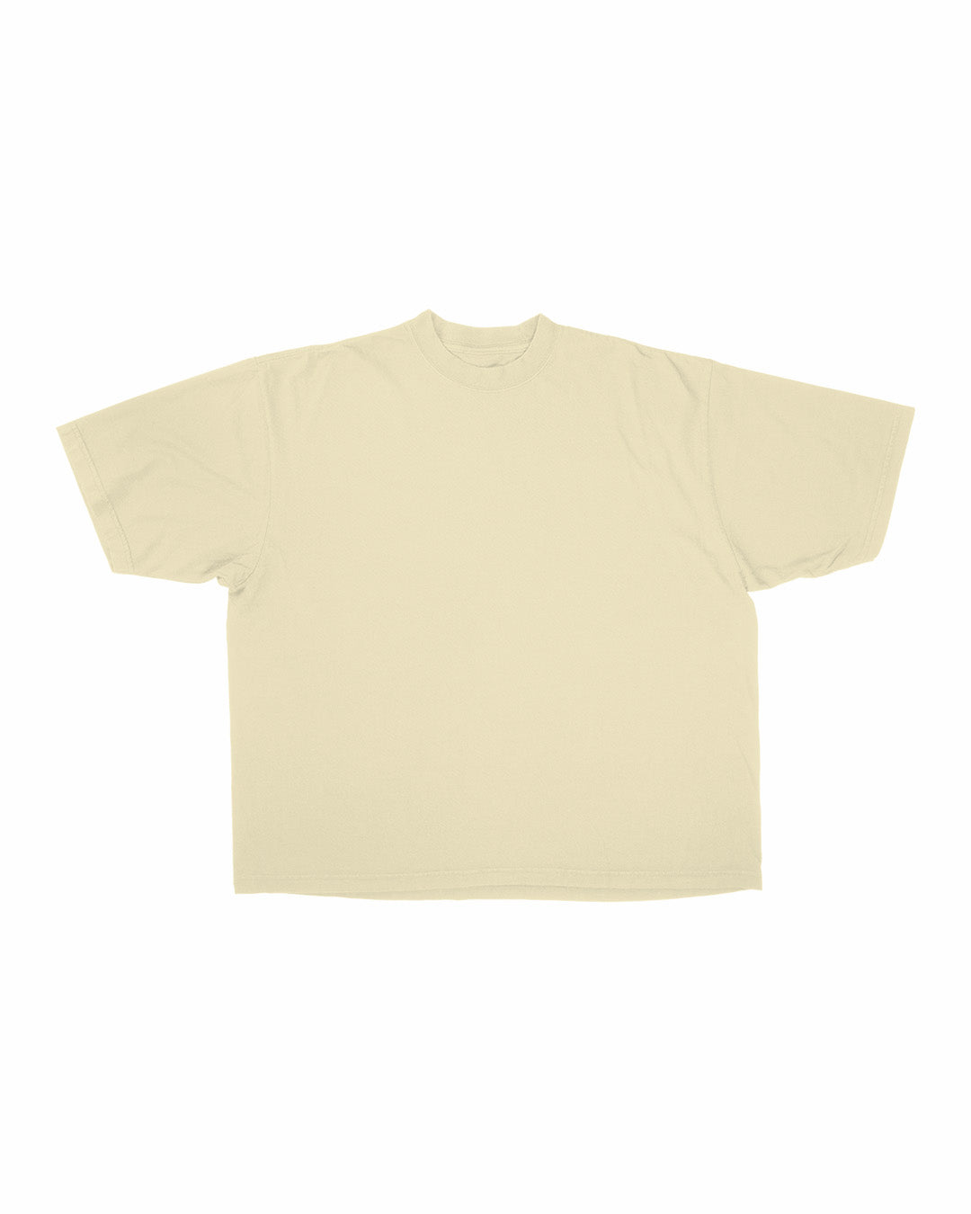 CREAM BOXY TEE