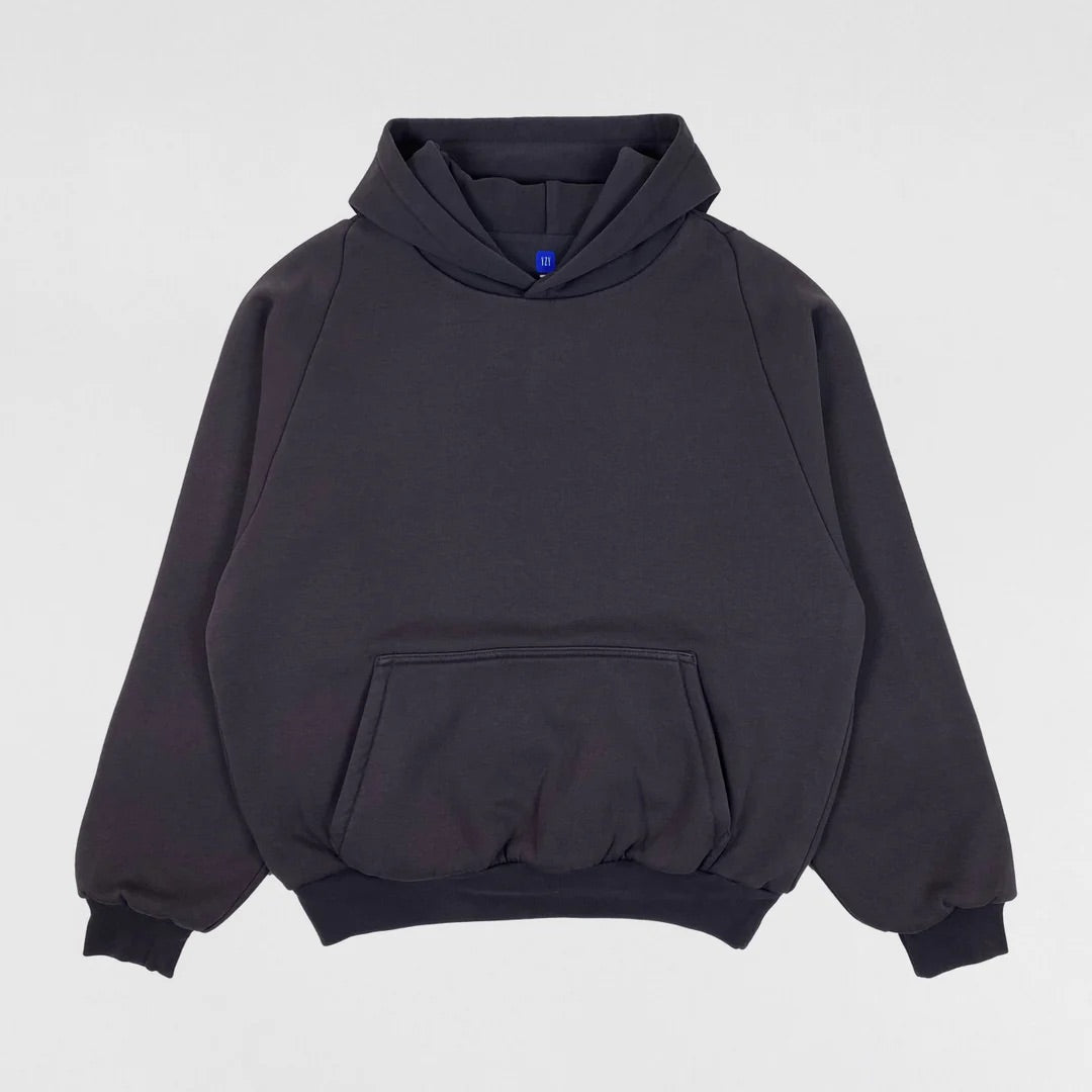 YEEZY GAP ENGINEERED BY BALENCIAGA SHRUNKEN
HOODIE - DARK GREY