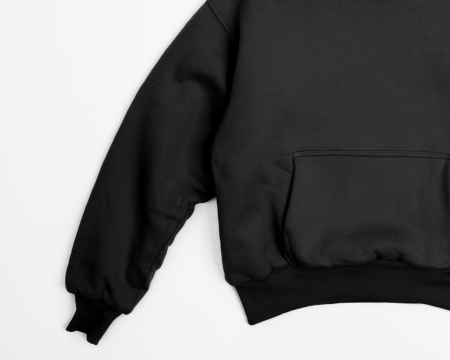 PERFECT HOODIE - ULTRA HEAVYWEIGHT DOUBLE LAYERED “ANTHRACITE”