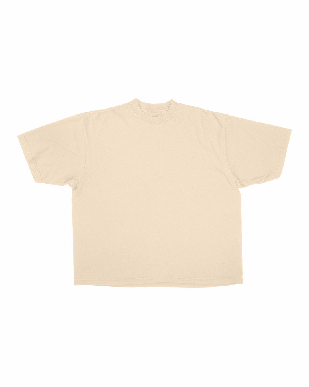 BEIGE BOXY TEE