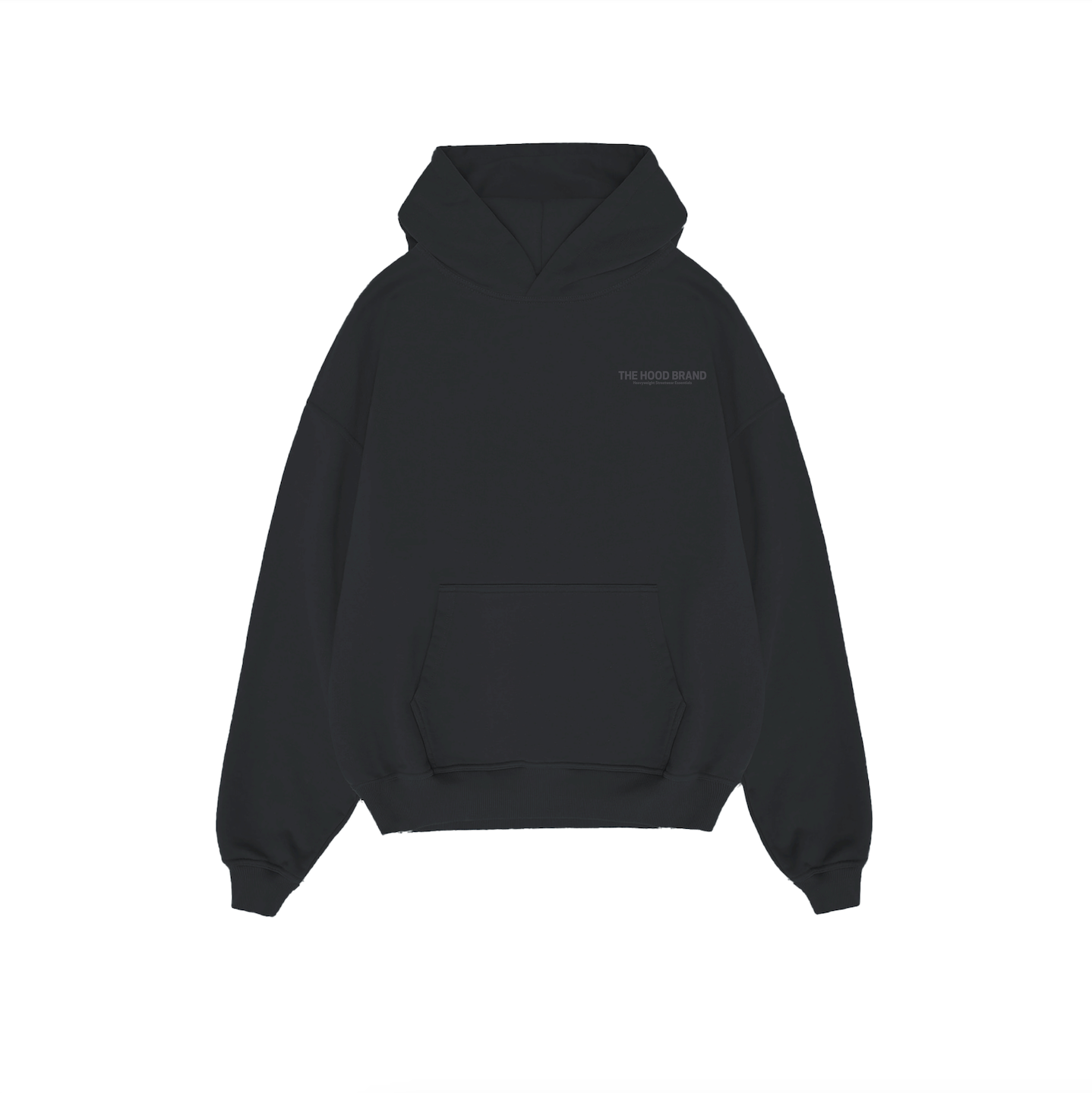 HOODIE MEGA HEAVYWEIGHT SHADOW (WASHED BLACK)/GREY (475 gsm)
