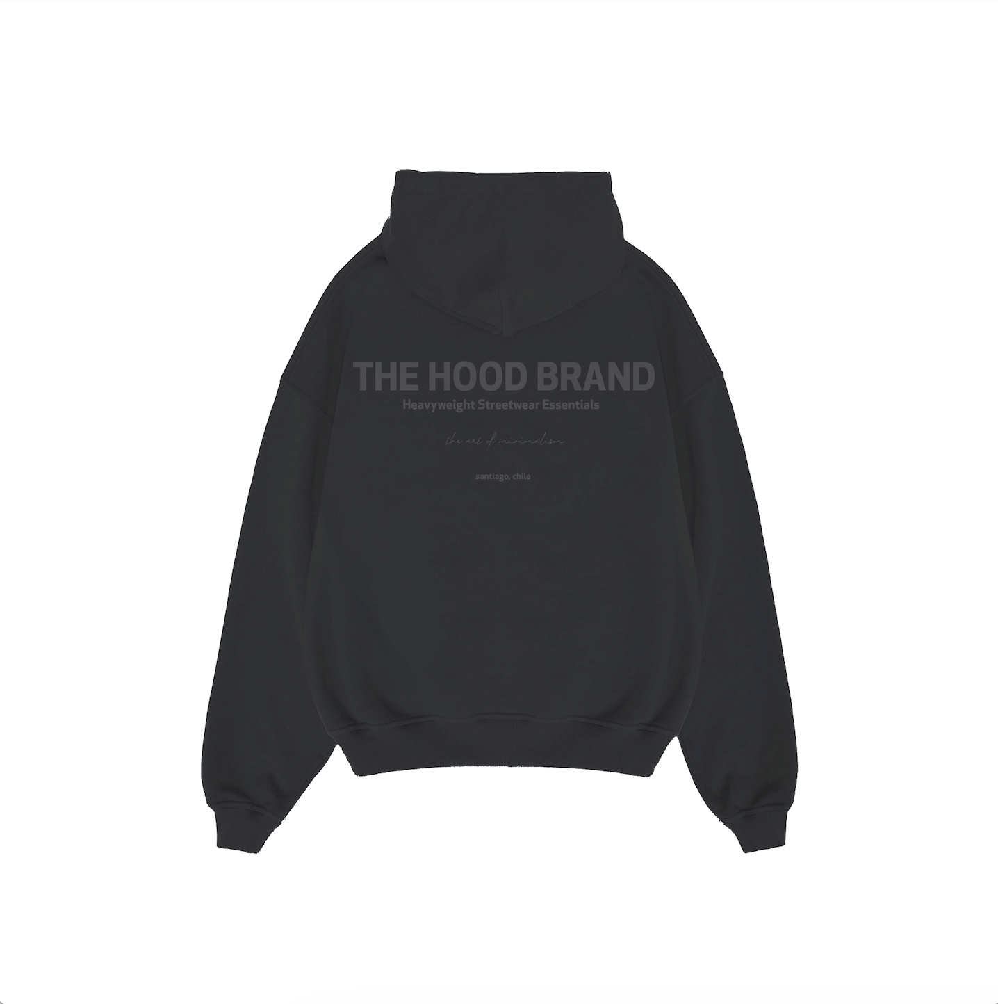 HOODIE MEGA HEAVYWEIGHT SHADOW (WASHED BLACK)/GREY (475 gsm)
