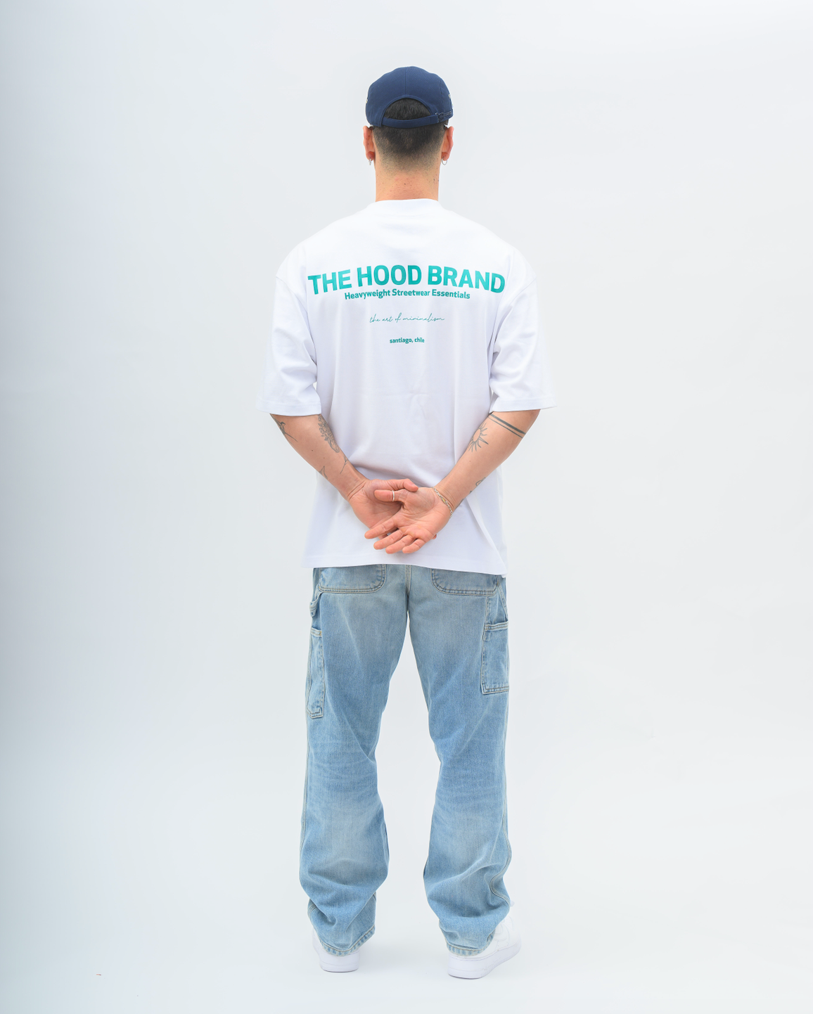 MEGA HEAVYWEIGHT WHITE/VINTAGE GREEN (300GSM)