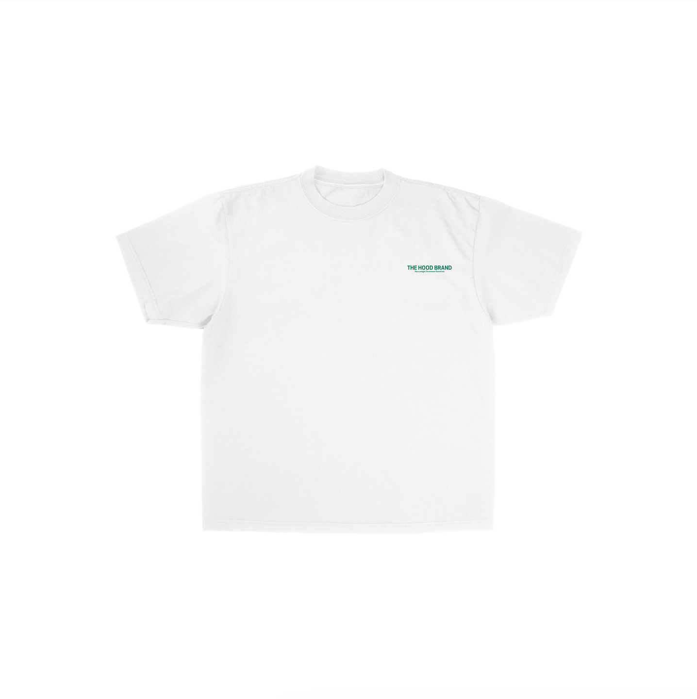 MEGA HEAVYWEIGHT WHITE/VINTAGE GREEN (300GSM)