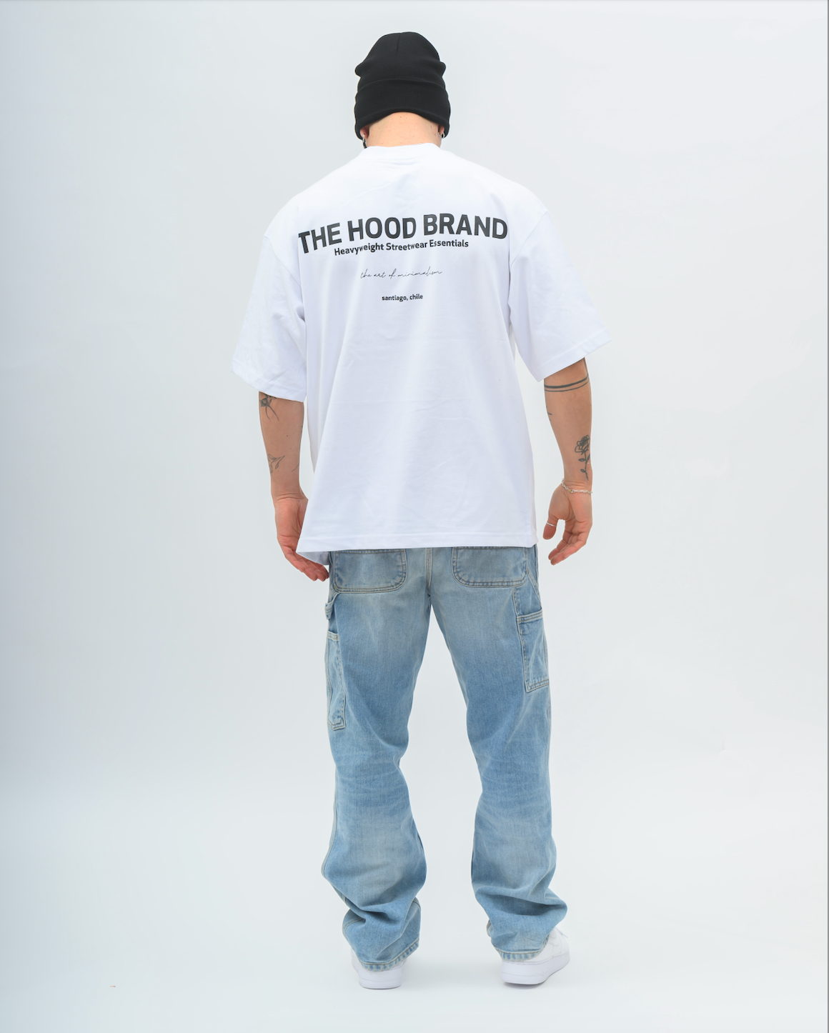 MEGA HEAVYWEIGHT WHITE/BLACK (300GSM)