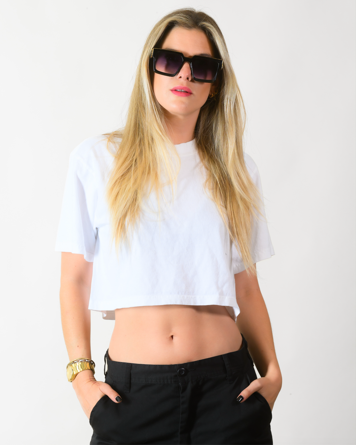 OFF WHITE CROP TOP