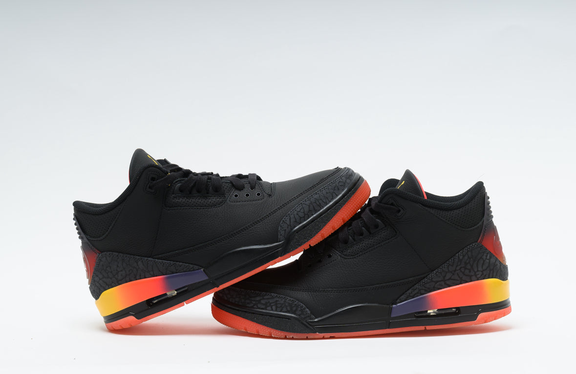 J. Balvin x Air Jordan 3 Retro 'Rio' (USED, 2 POSTURAS)