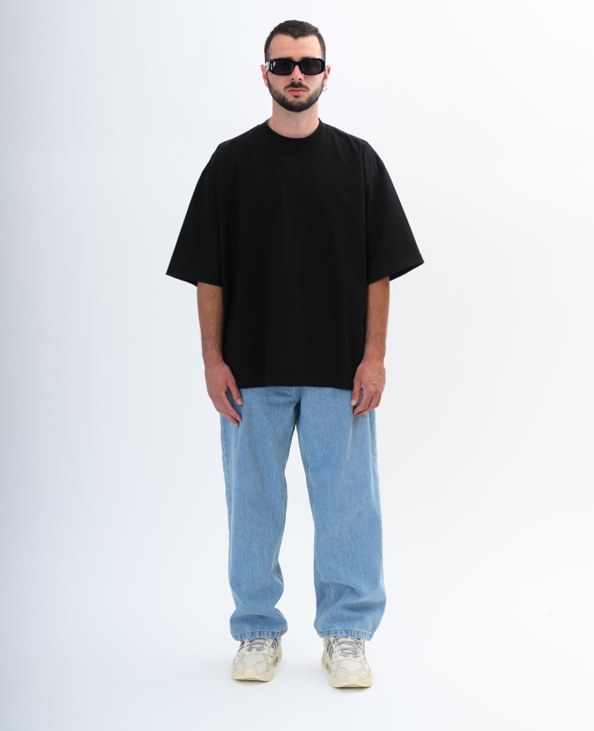 OFF BLACK BOXY TEE