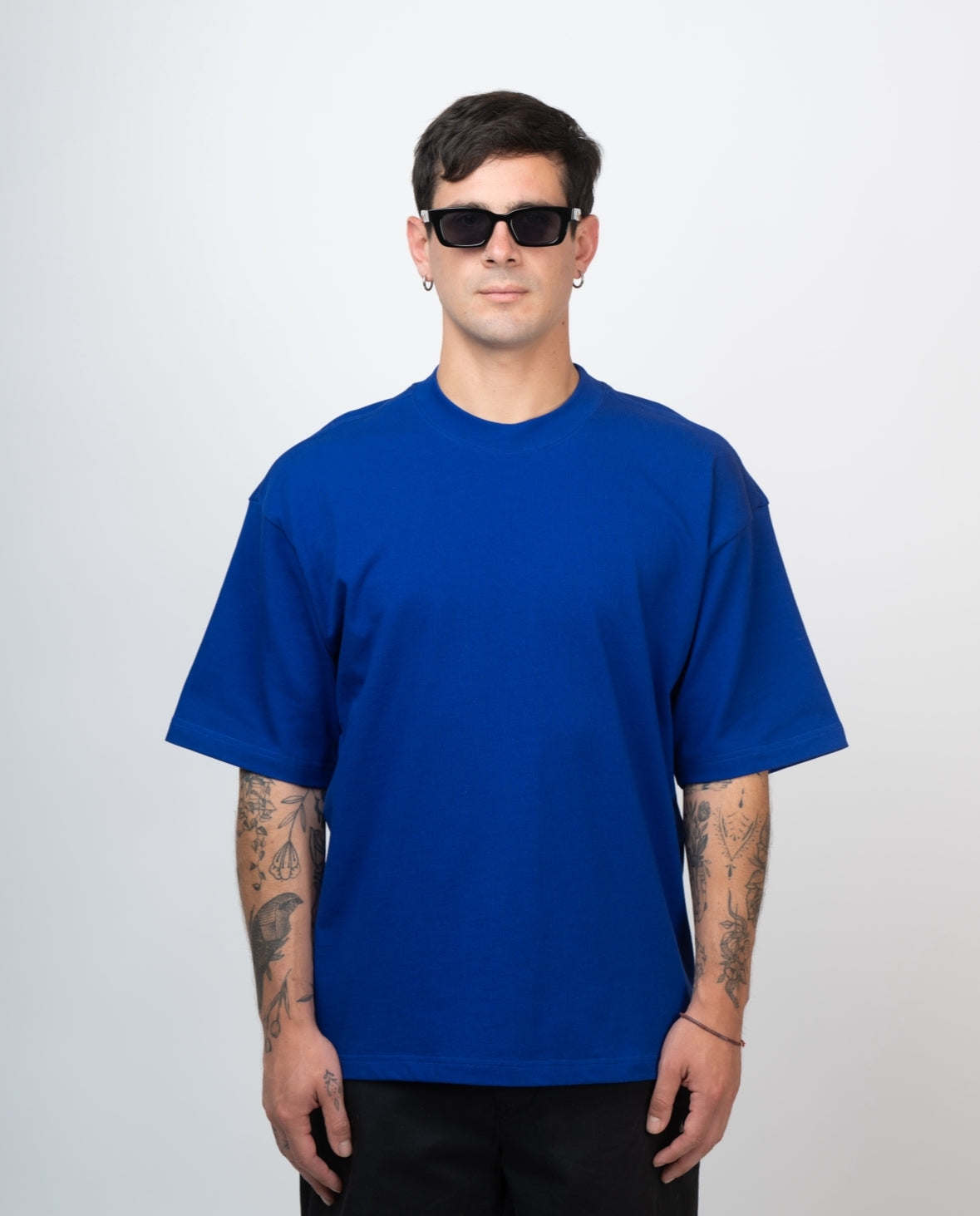 COBALT BLUE- LUXURY TEE (300 GSM)