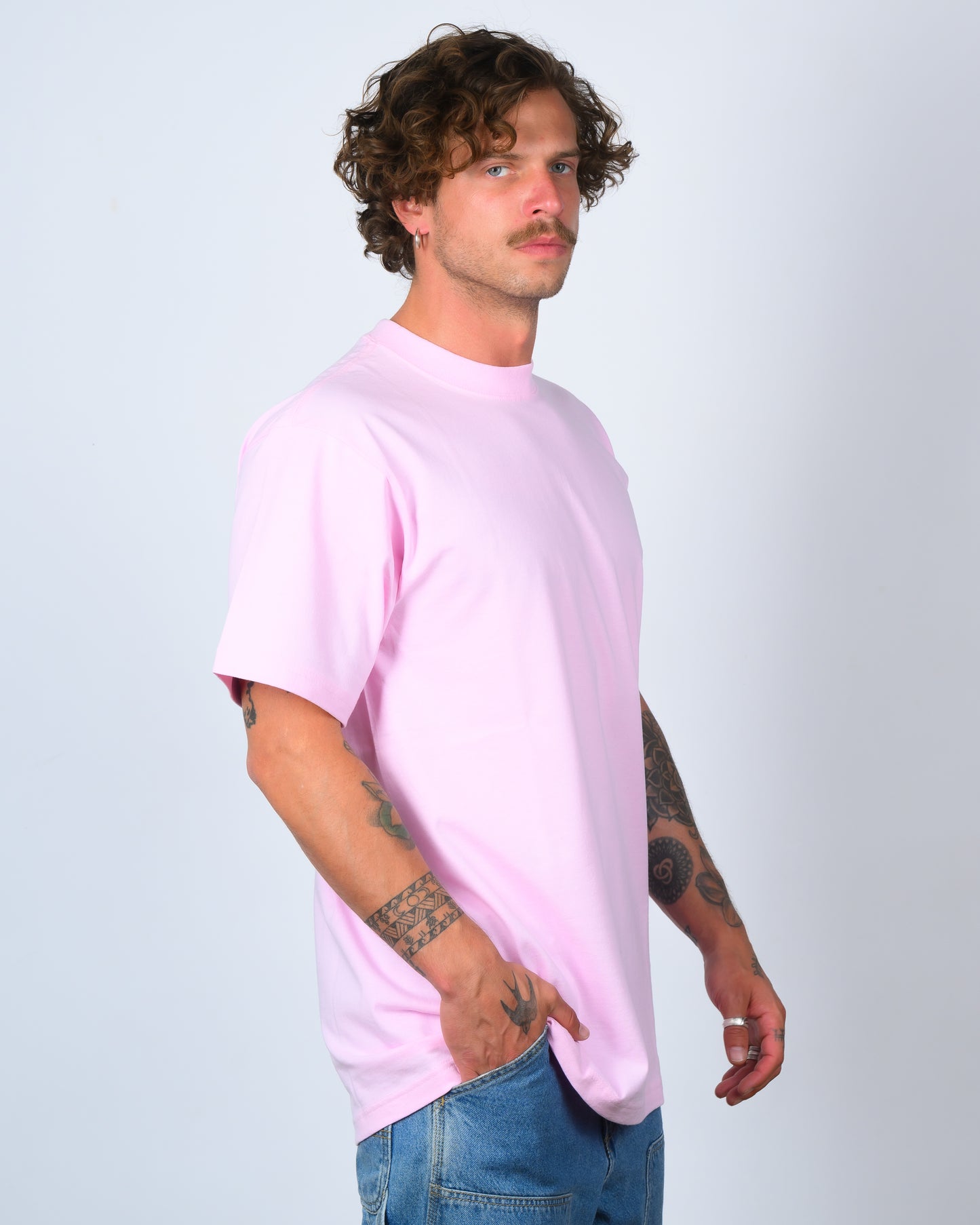 PINK HEAVYWEIGHT OVERSIZE TEE