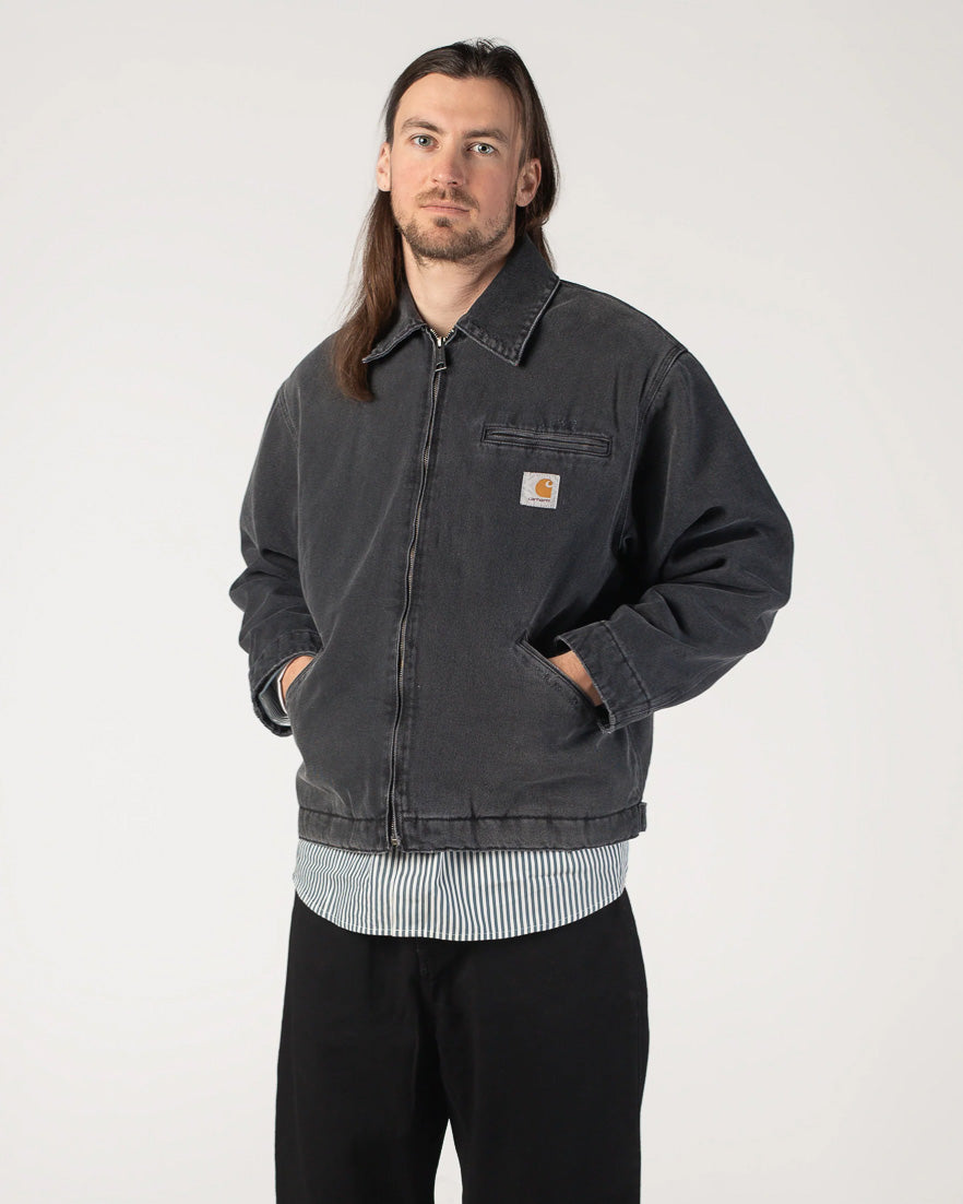 OG DETROIT JACKET “BLACK (GRIND WASH)