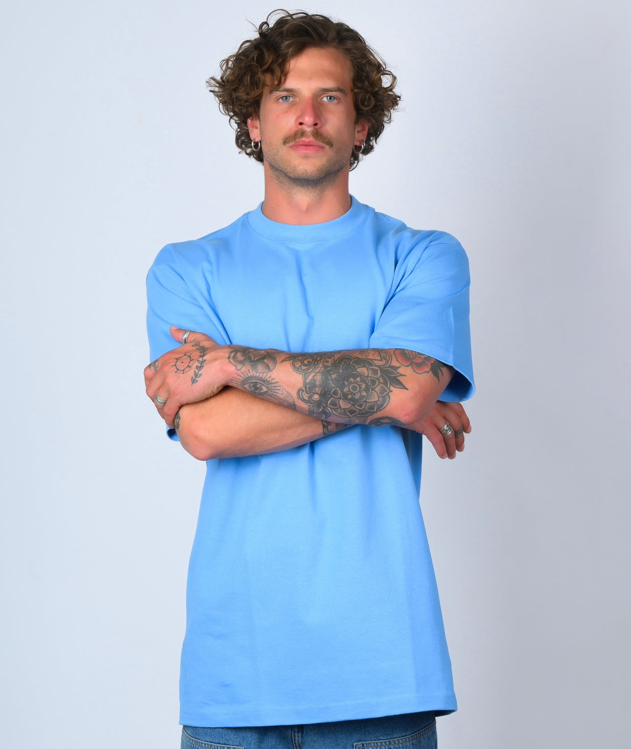 SKY BLUE HEAVYWEIGHT OVERSIZE TEE