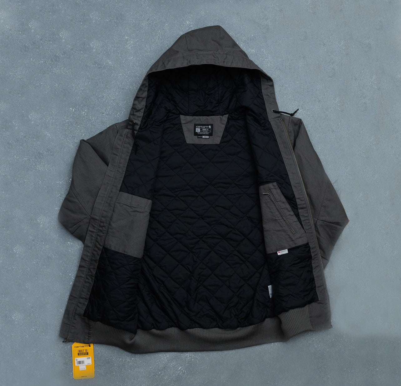 CARHARTT INSULATED ACTIVE JAC - LOOSE FIT - WASHED DUCK - 3