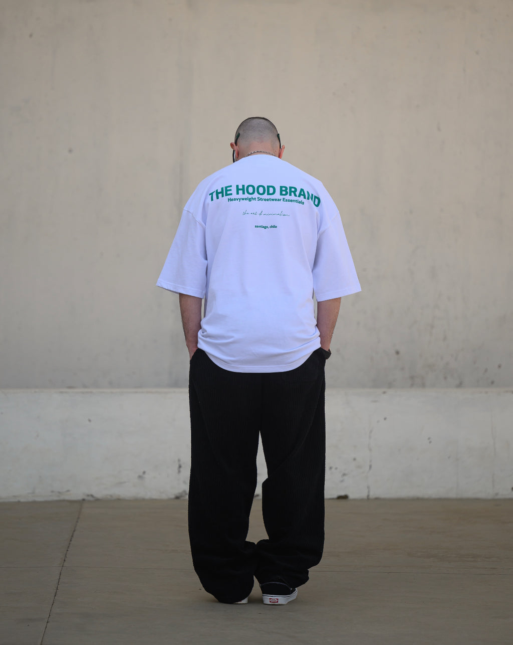 MEGA HEAVYWEIGHT WHITE/VINTAGE GREEN (300GSM)