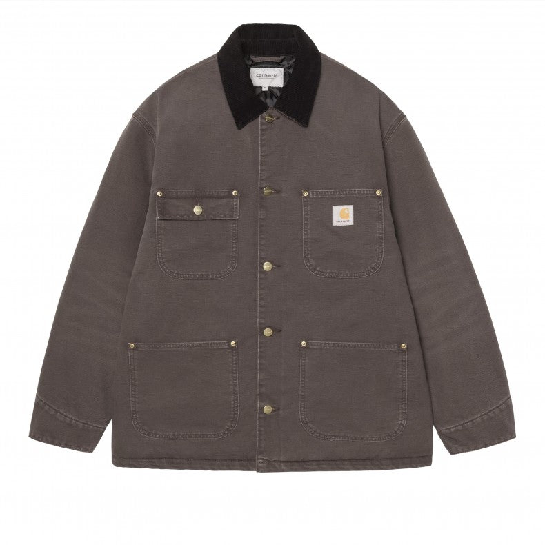 OG-CHORE COAT “TOBACCO /BLACK (STONE CANVAS)