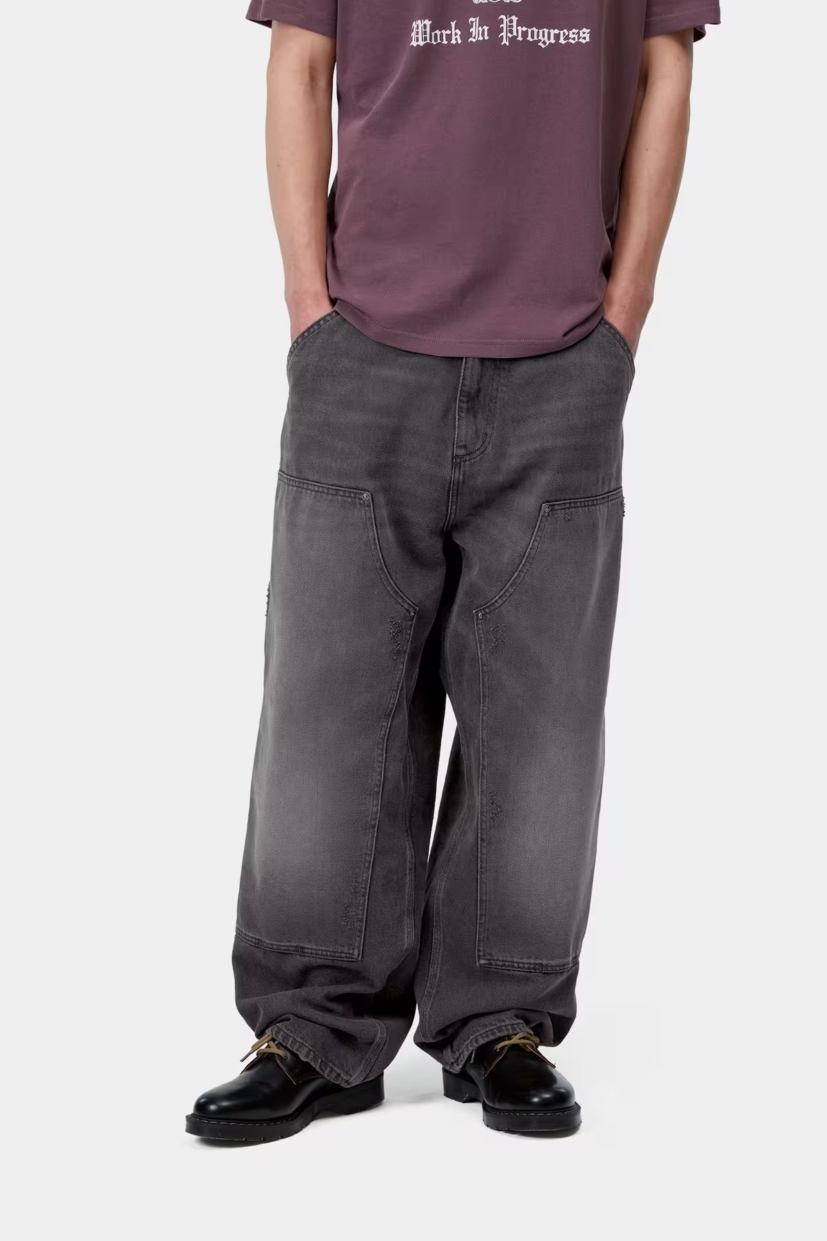 OG Double Knee Pant “Black, Grind Wash”