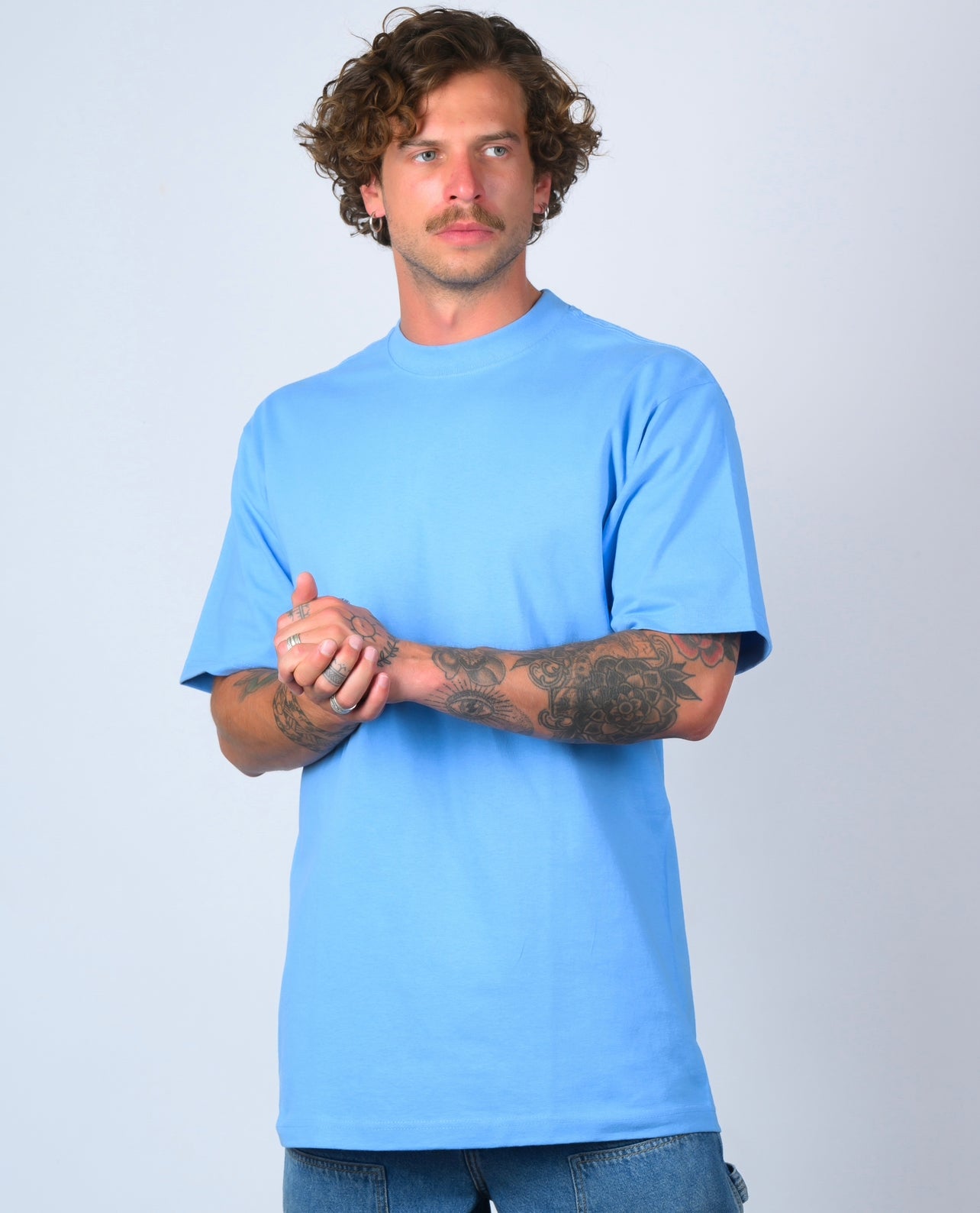 SKY BLUE HEAVYWEIGHT OVERSIZE TEE