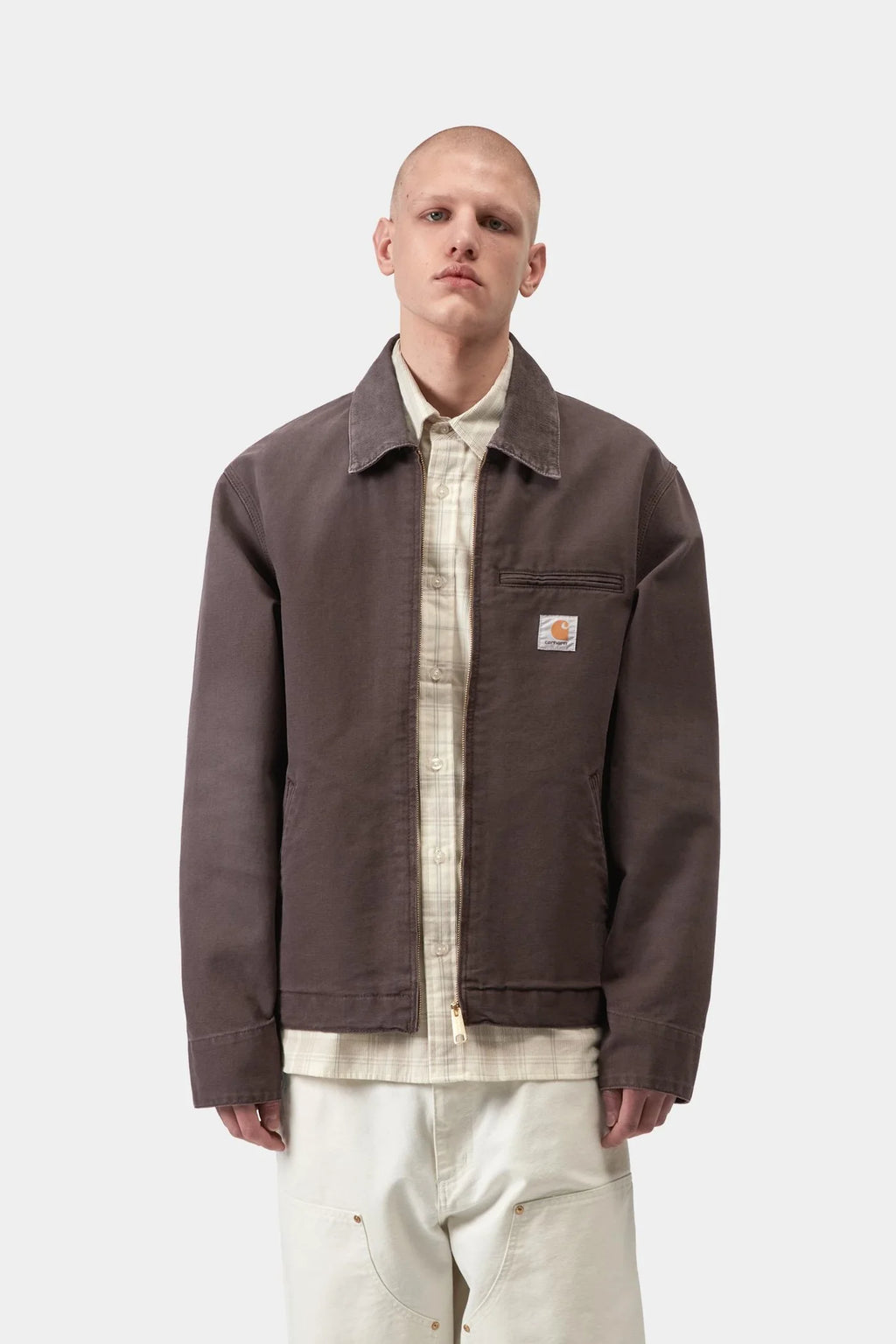 DETROIT JACKET STONE CANVAS “SHALE”