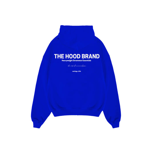 HOODIE MEGA HEAVYWEIGHT COBALT  BLUE/OFF WHITE (475 gsm)