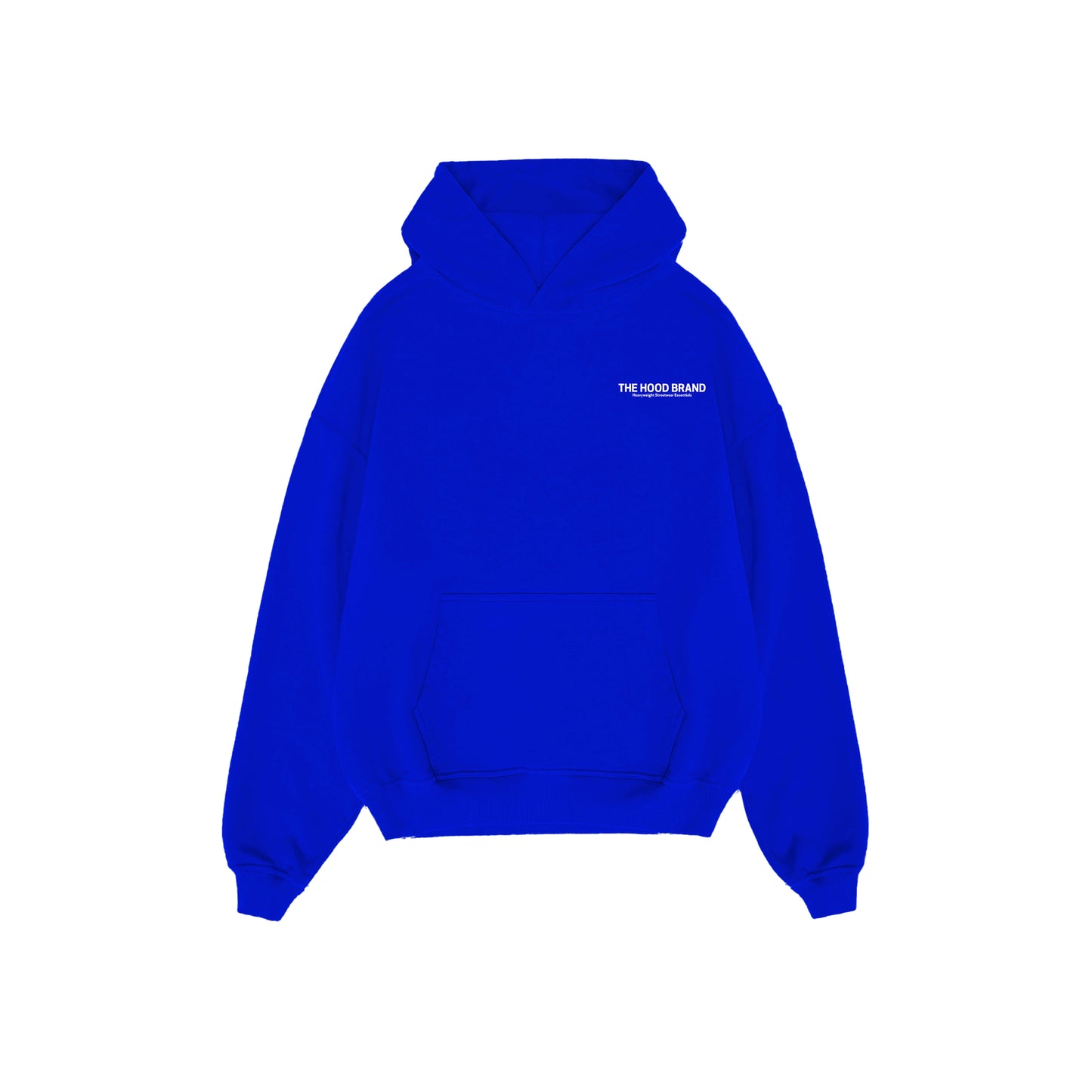 HOODIE MEGA HEAVYWEIGHT COBALT  BLUE/OFF WHITE (475 gsm)