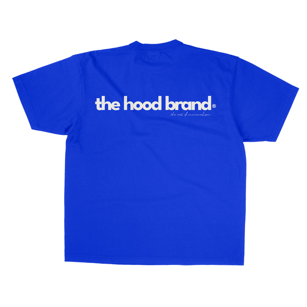 MEGA HEAVYWEIGHT COBALT BLUE/WINTER WHITE (300GSM) TEE