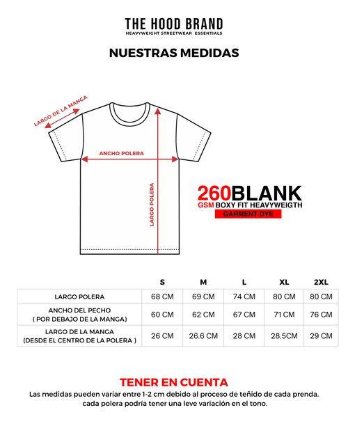 IMPB -WHITE HEAVYWEIGHT GARMENT DYE BOXY FIT
