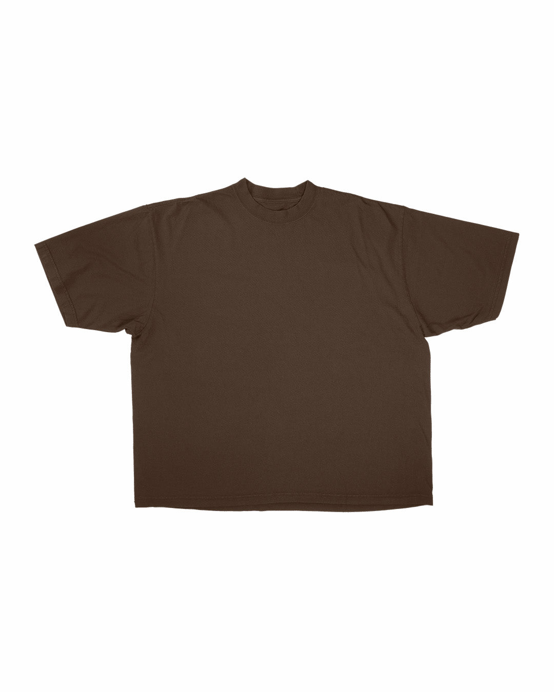 MOCHA  BOXY TEE