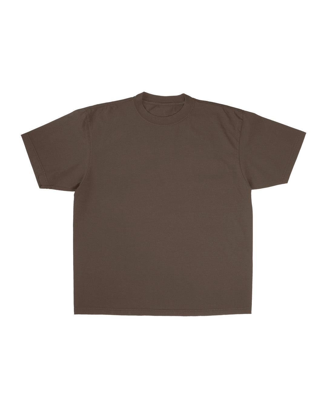 MOCHA-HEAVYWEIGHT OVERSIZE TEE