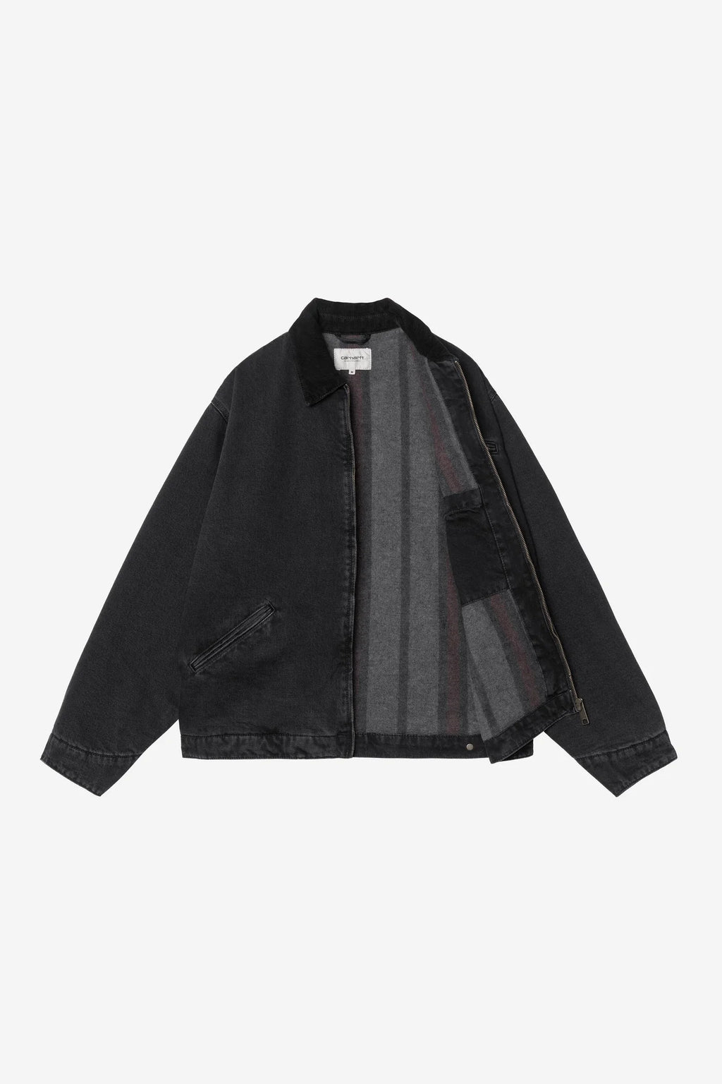 OG DETROIT JACKET BLACK DENIM STONE WASHED (WINTER)