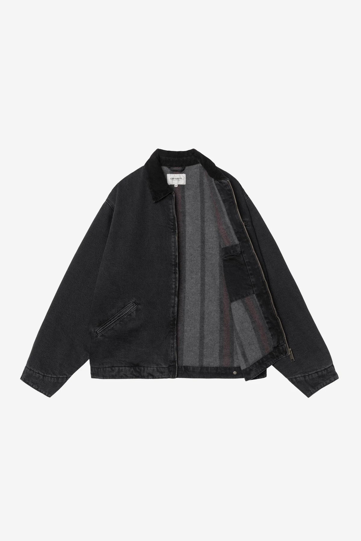 OG DETROIT JACKET BLACK DENIM STONE WASHED (WINTER)