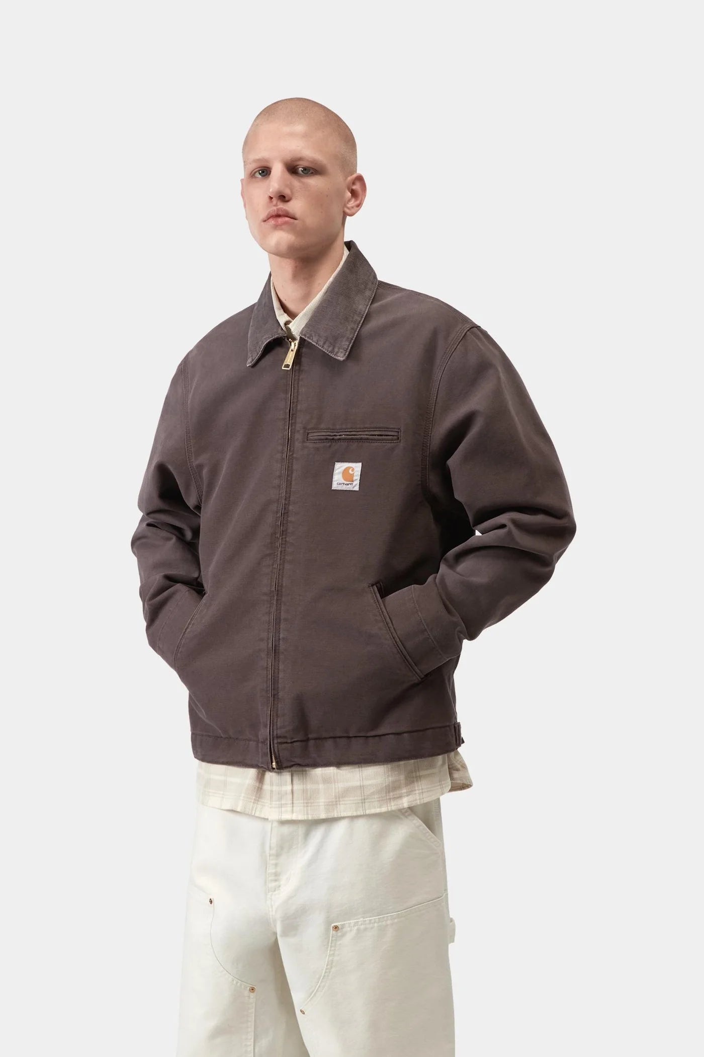 DETROIT JACKET STONE CANVAS “SHALE”