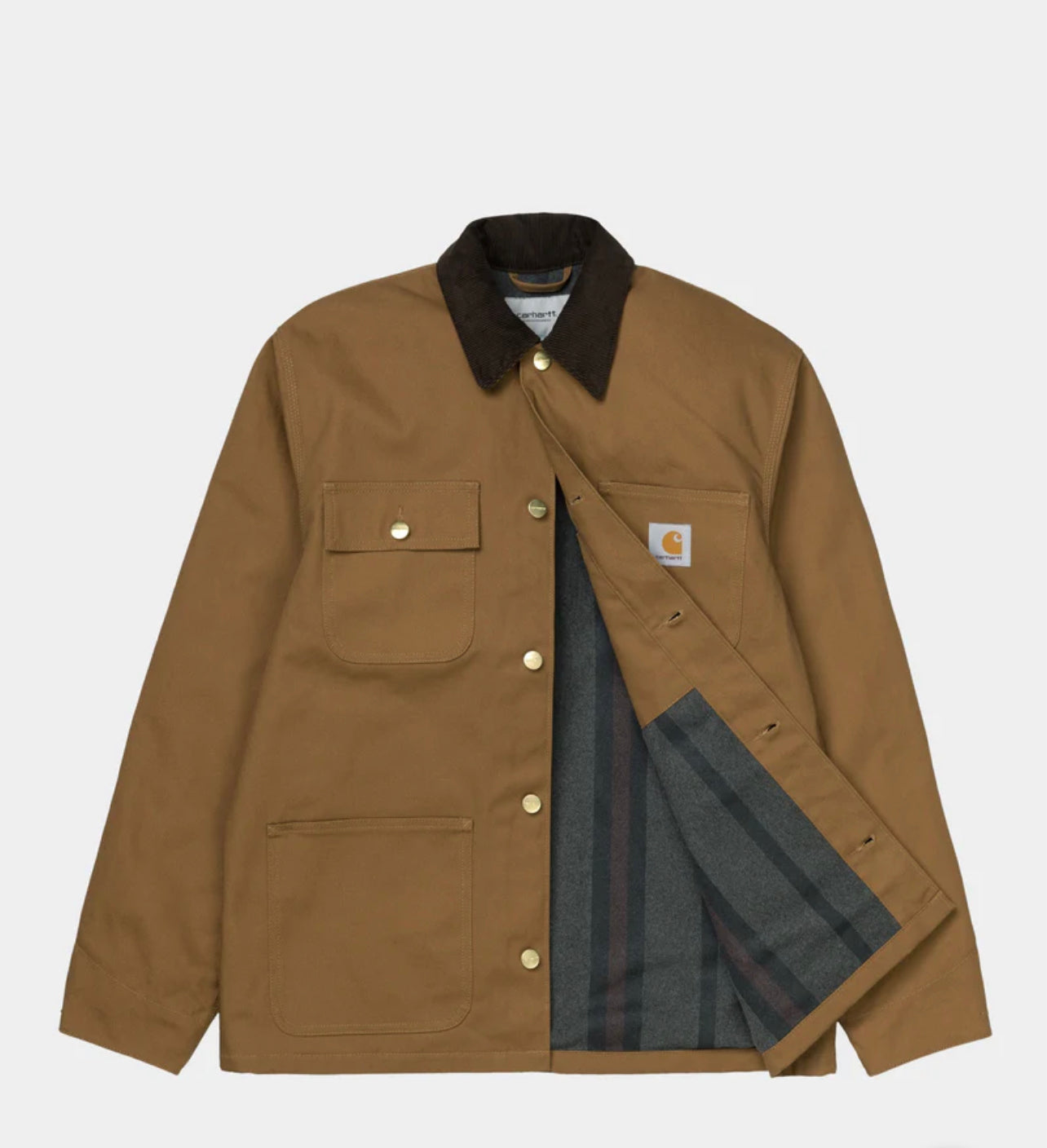 CARHARTT WIP MICHIGAN COAT (WINTER)-HAMILTON BROWN