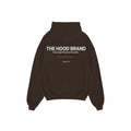 HOODIE MEGA HEAVYWEIGHT DARK BROWN/OFF WHITE (475 gsm)