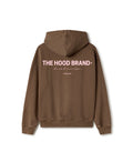 OG LOGO - HOODIE HEAVYWEIGHT GARMENT DYE (460 GSM) MOCHA/PASTEL PINK