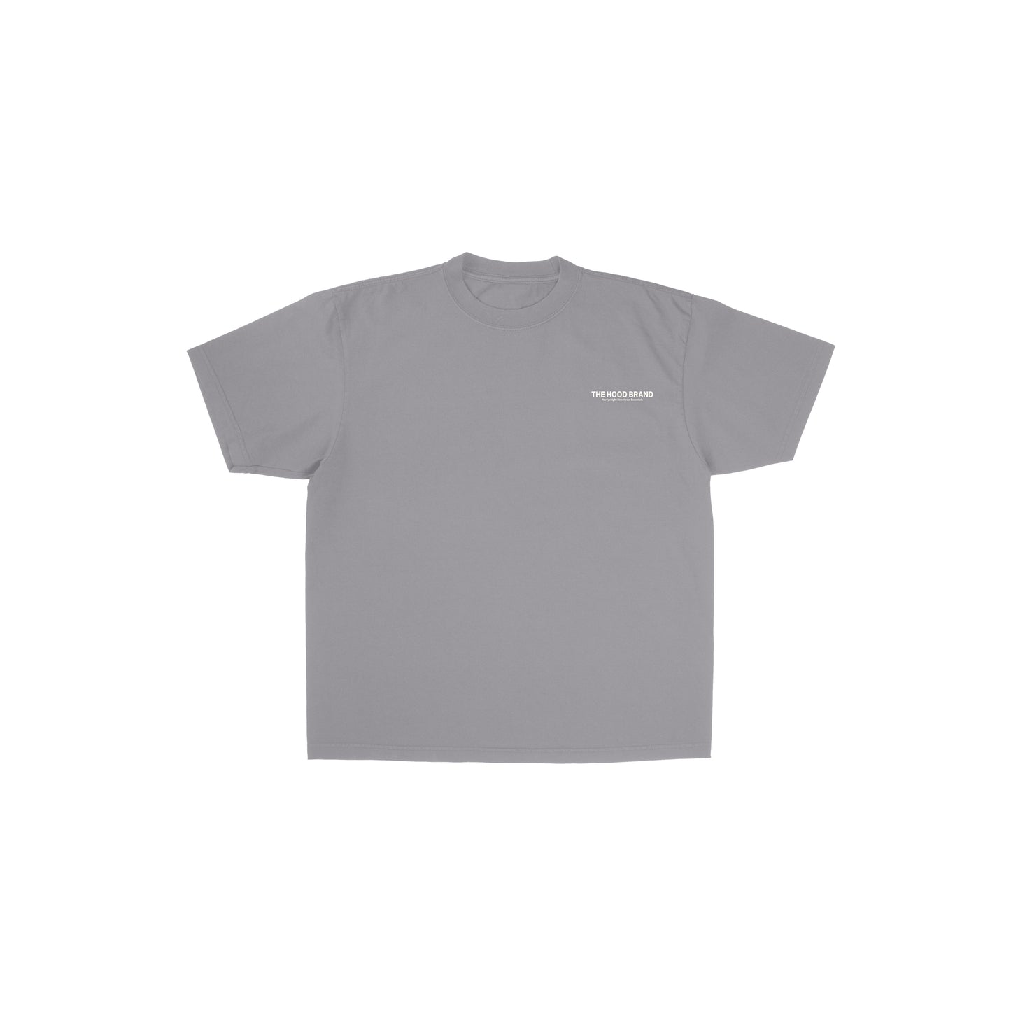 OVERSIZE HEAVYWEIGHT GREY CEMENT/OFF WHITE (260GSM)