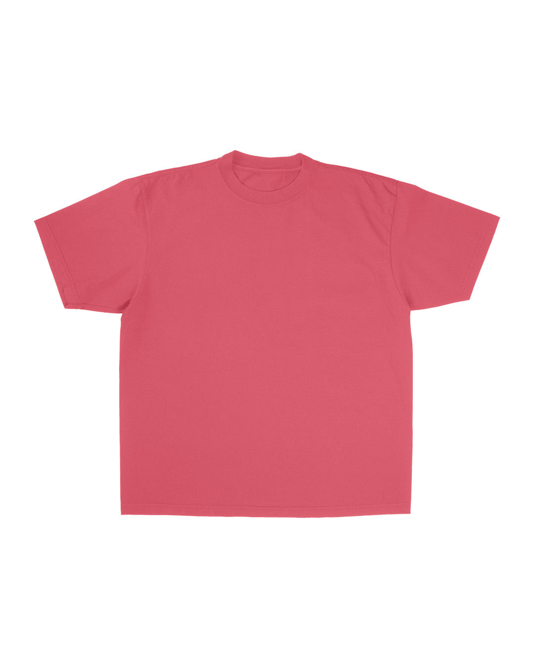 WASHED RED-HEAVYWEIGHT OVERSIZE TEE