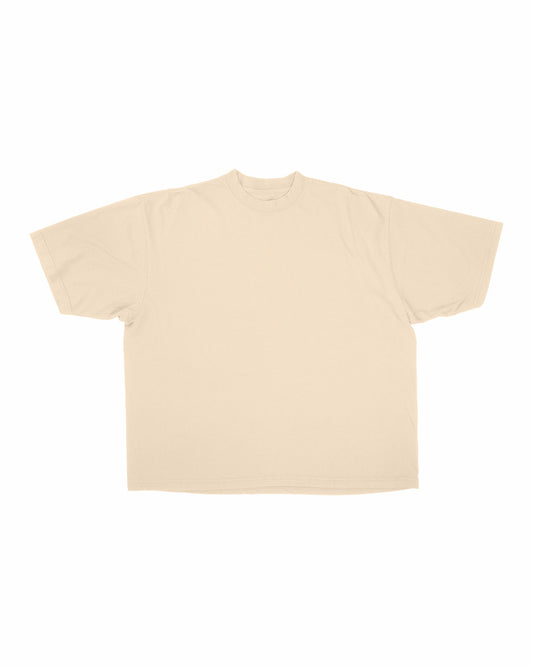 BEIGE  BOXY TEE