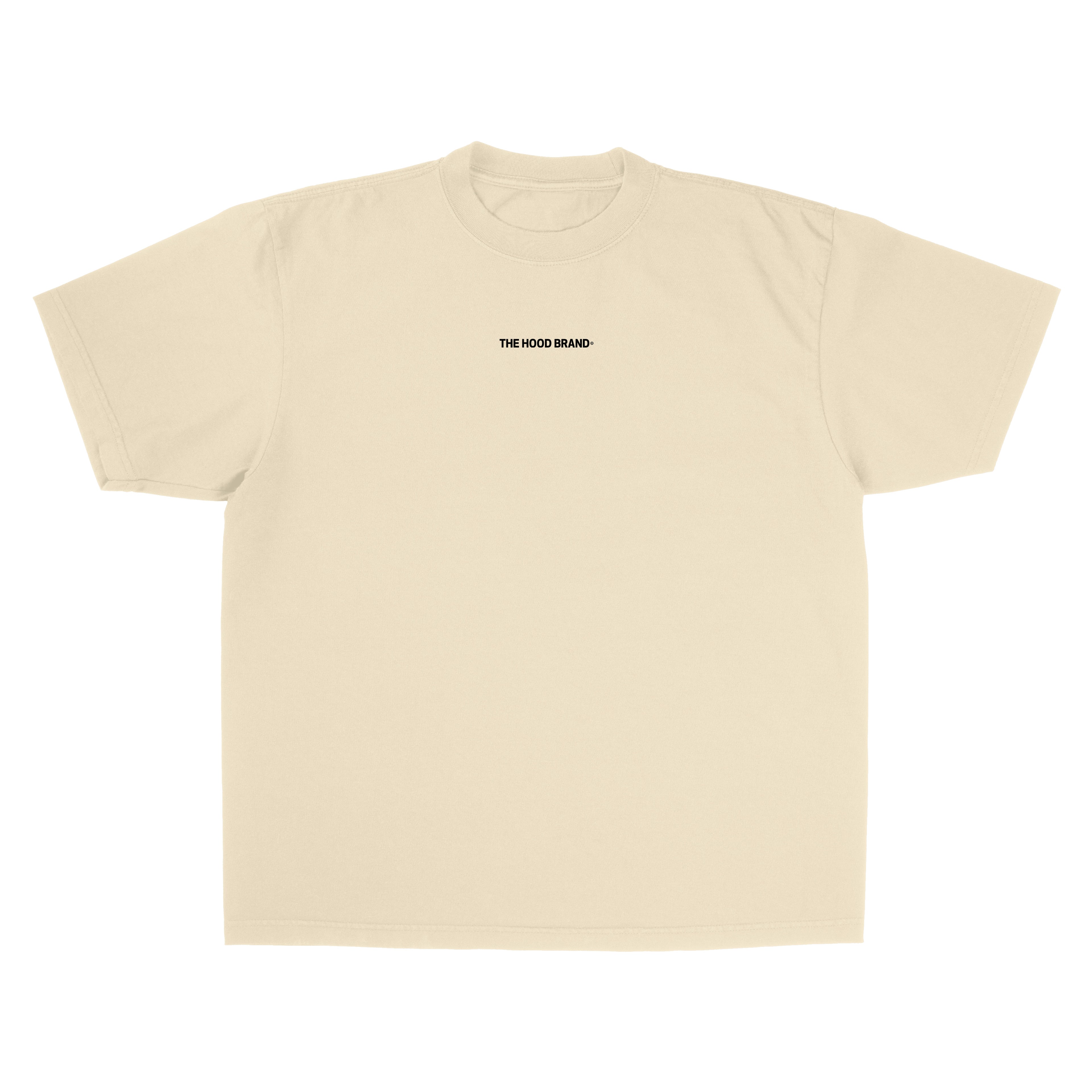 OG LOGO MEGA HEAVYWEIGHT CREAM/BLACK (300GSM) TEE