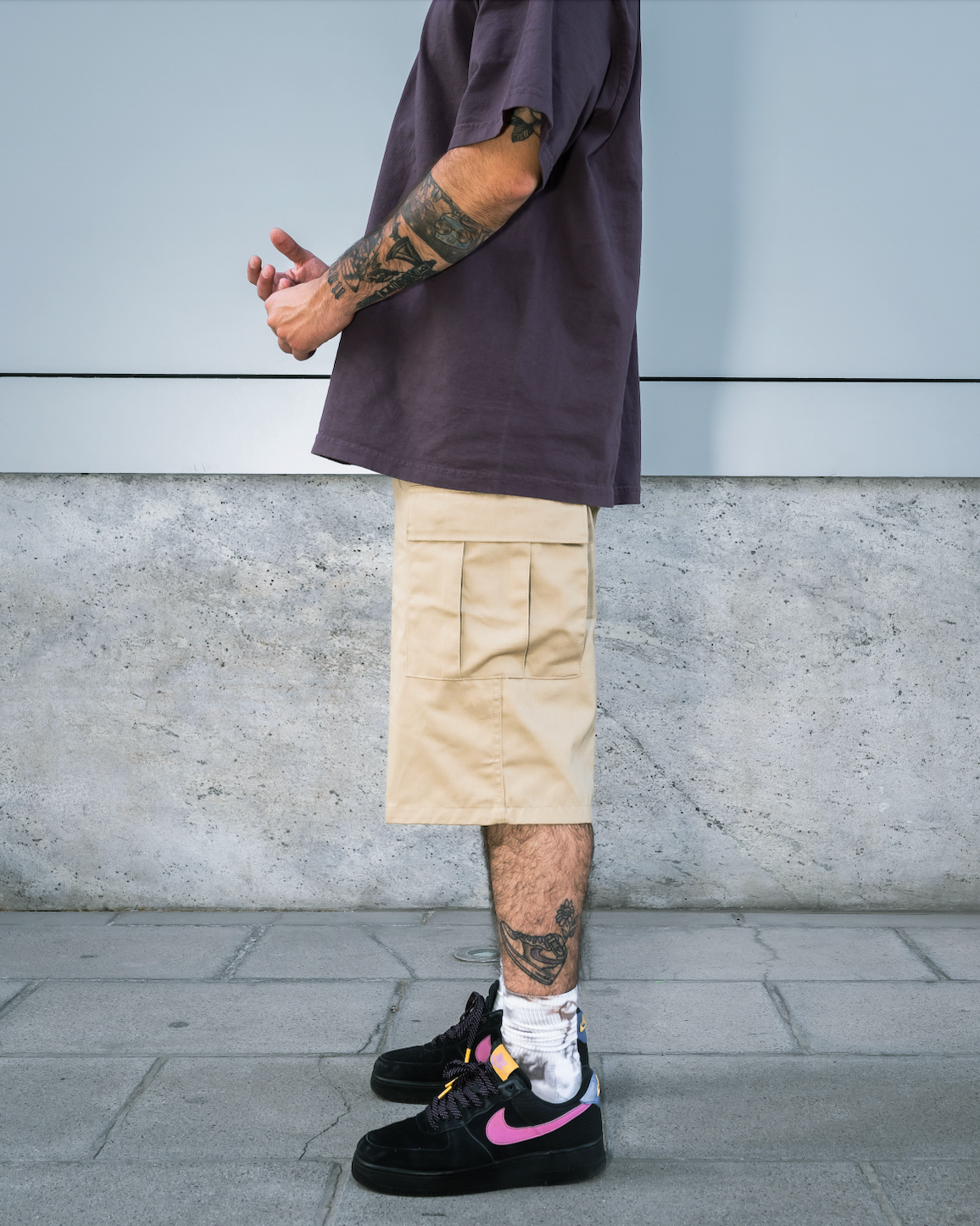 SHORT CARGO BEIGE