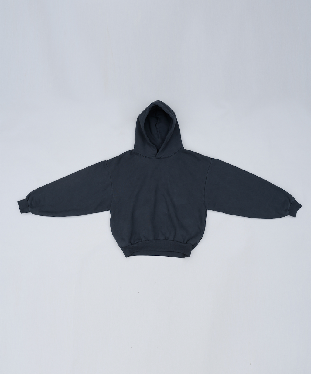 THE PERFECT BOXY HOODIE - OFF BLACK