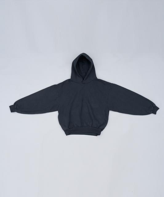 THE PERFECT BOXY HOODIE - OFF BLACK