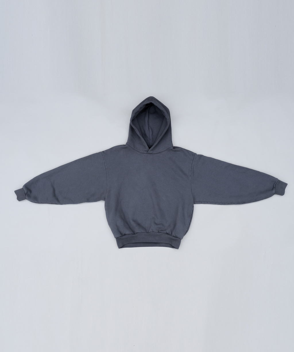 THE PERFECT BOXY HOODIE - DARK GREY VINTAGE