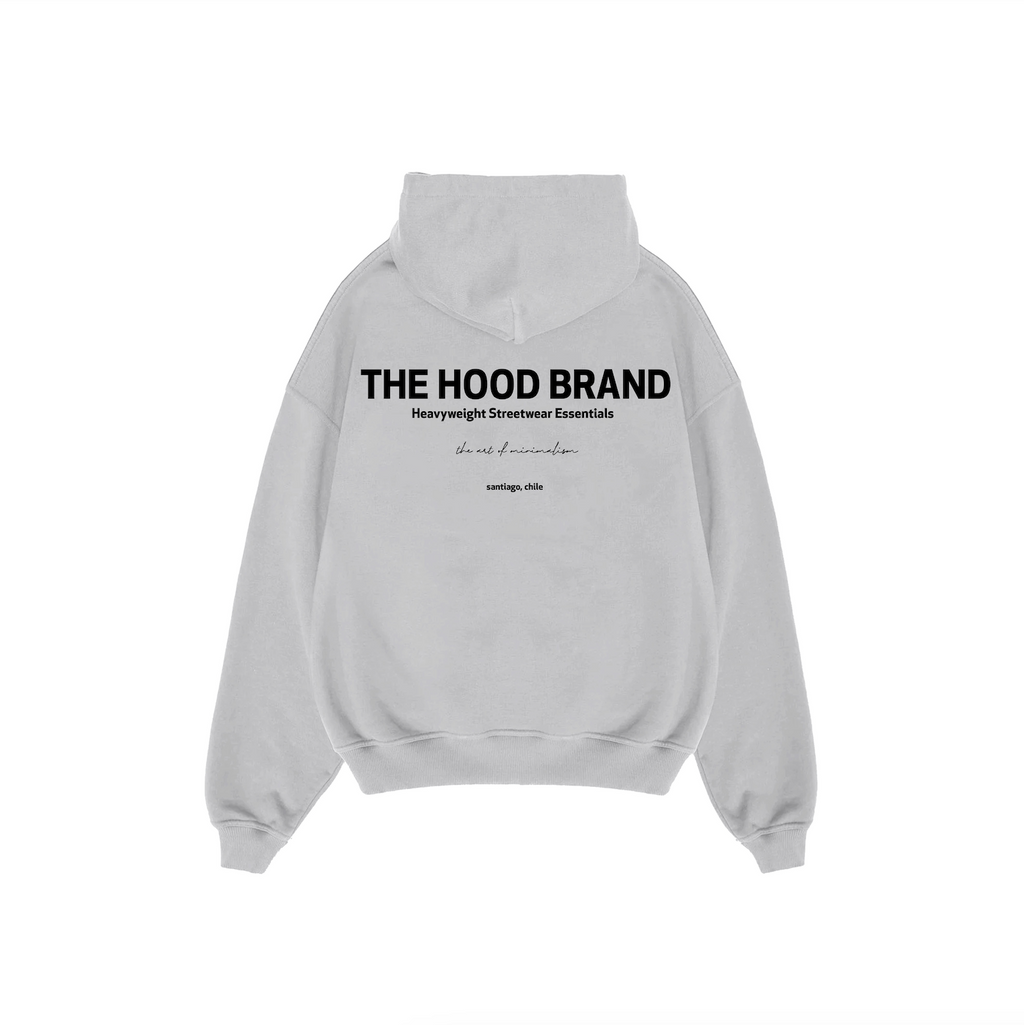 HOODIE MEGA HEAVYWEIGHT ASH GREY/BLACK (475 gsm)