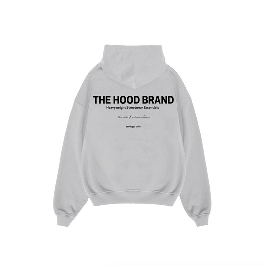 HOODIE MEGA HEAVYWEIGHT ASH GREY/BLACK (475 gsm)