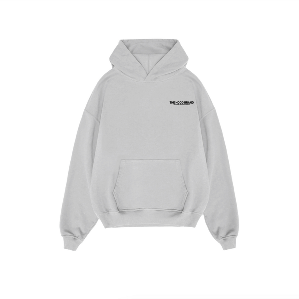 HOODIE MEGA HEAVYWEIGHT ASH GREY/BLACK (475 gsm)