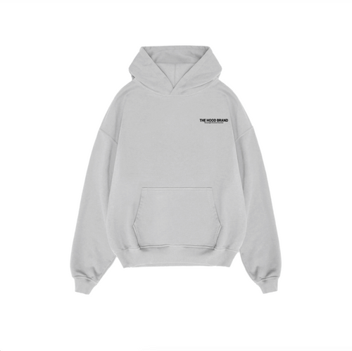 HOODIE MEGA HEAVYWEIGHT ASH GREY/BLACK (475 gsm)
